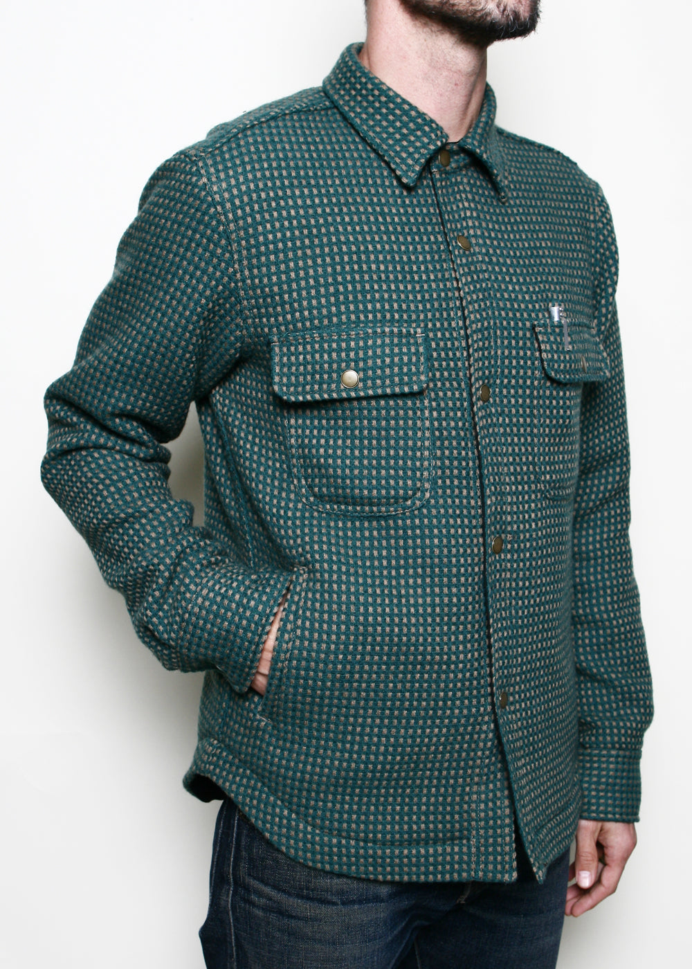 The long haul jacket hot sale in wool beach cloth