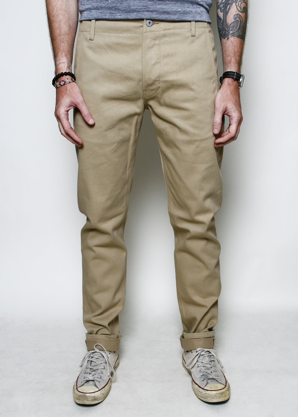 Infantry Pant // Khaki Selvedge – Rogue Territory