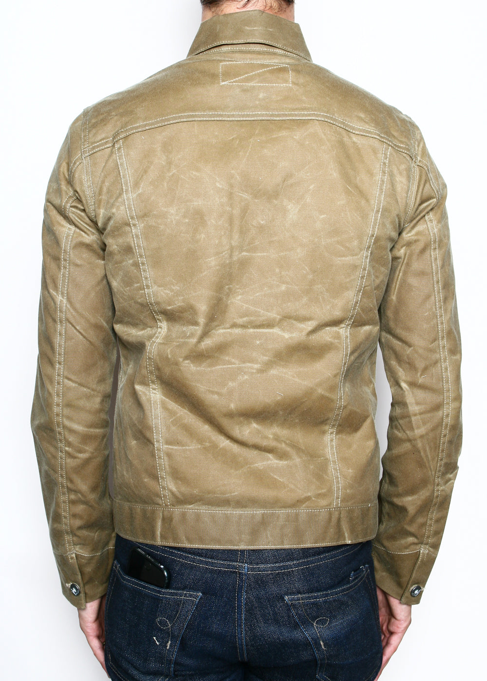 Wax Canvas Rider Jacket Brown | Ginew USA Brown / XL