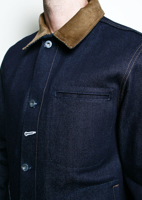  Cord Collar Supply Jacket // 22oz Indigo