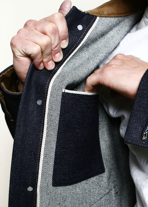  Cord Collar Supply Jacket // 22oz Indigo