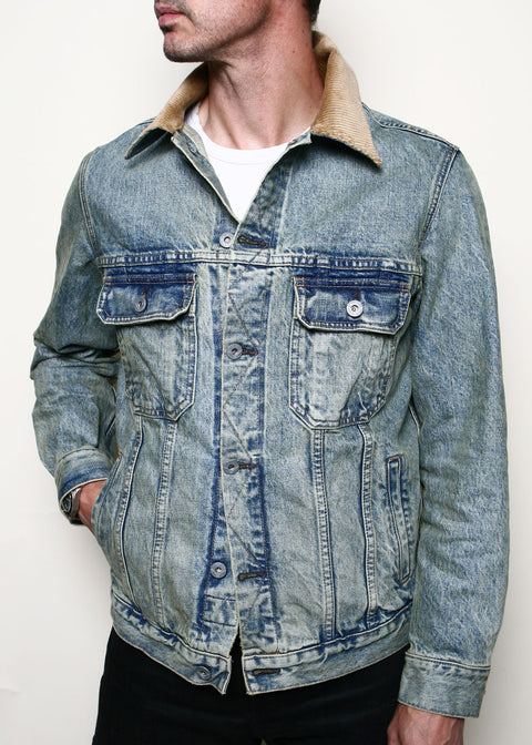  Rogue Territory Vintage Indigo Wash Cruiser Jacket