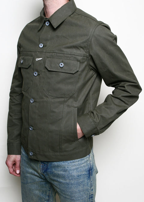 Cruiser Jacket // Dry Wax Canvas Olive