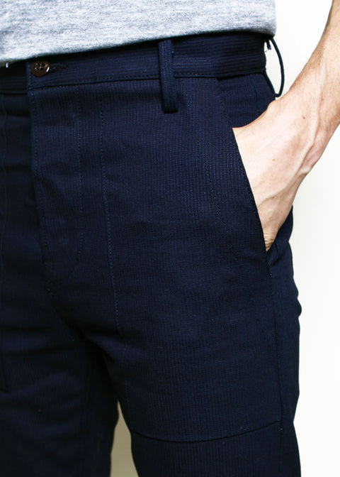  Fatigue Pants // Indigo Whip Cord