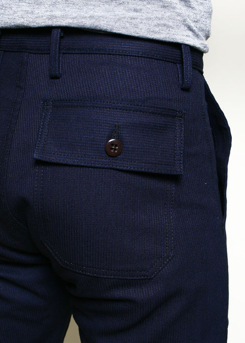  Fatigue Pants // Indigo Whip Cord