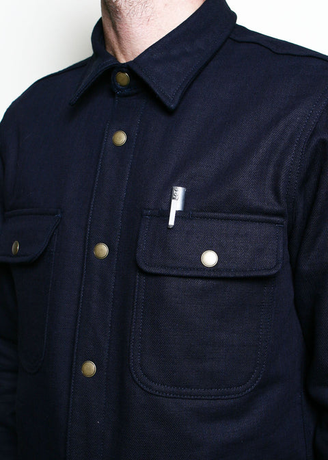  Field Shirt // Lined Double Indigo