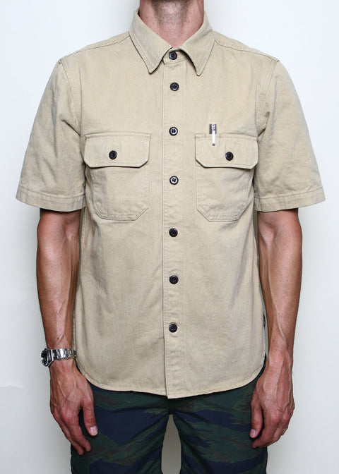 Field Shirt // Rinsed Khaki Selvedge
