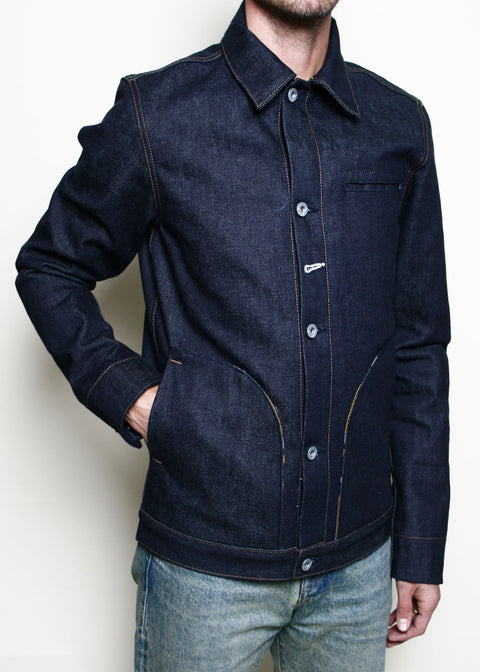  Lined Supply Jacket // 15oz Indigo