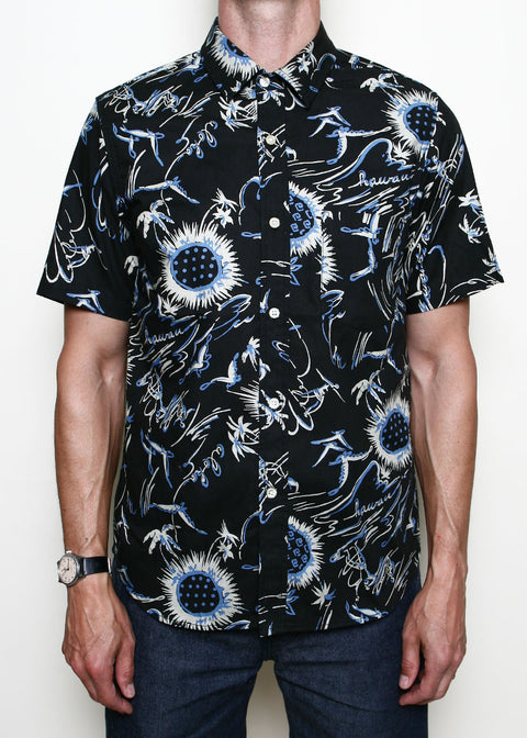 Oxford Shirt // Aloha Black