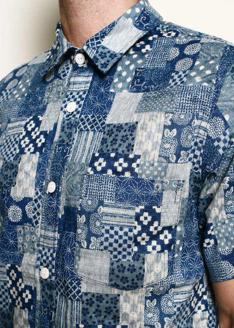 Oxford Shirt // Patchwork Blue