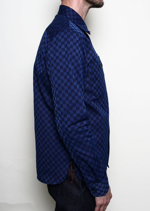  Work Shirt // Indigo Sashiko Check